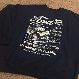 Never worn navy blue Crewneck